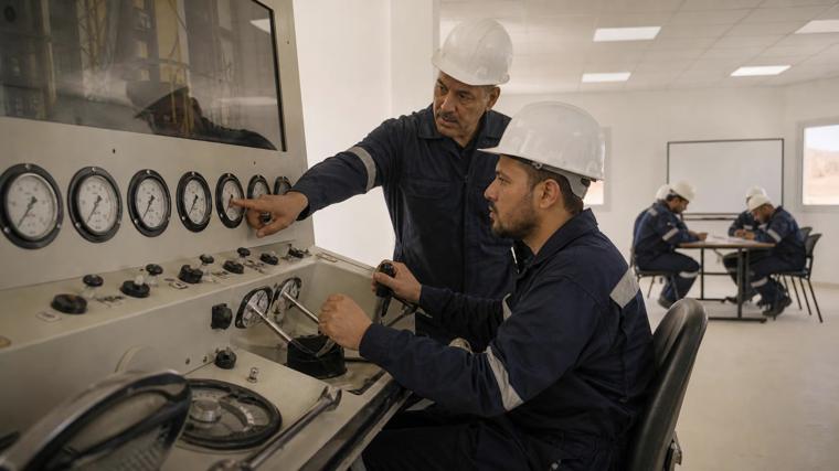 Foreur au simulateur